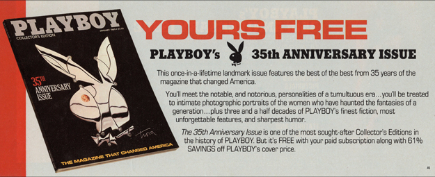 Playboy flier